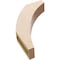 Ekena Millwork 3-inch W x 12-inch D x 16-inch H Thorton Rough Cedar Woodgrain TimberThane Knee Brace, Primed BRCUR03X12X16THRRCPR - alternate 3